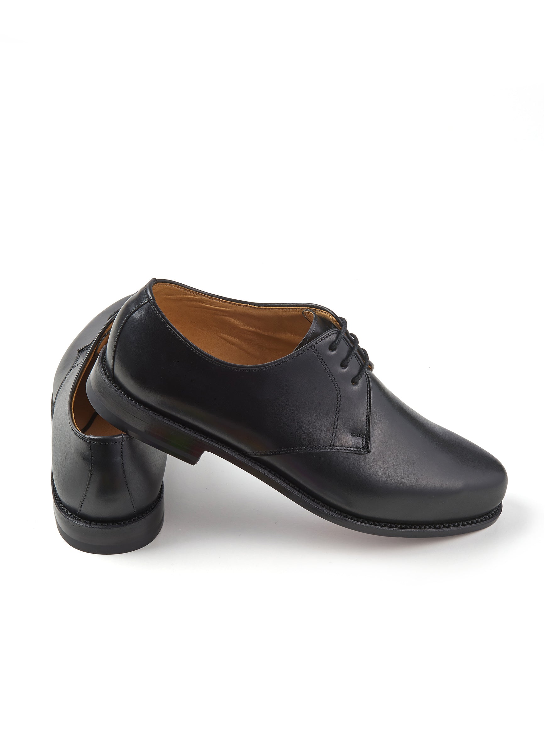 Black, welted Derby